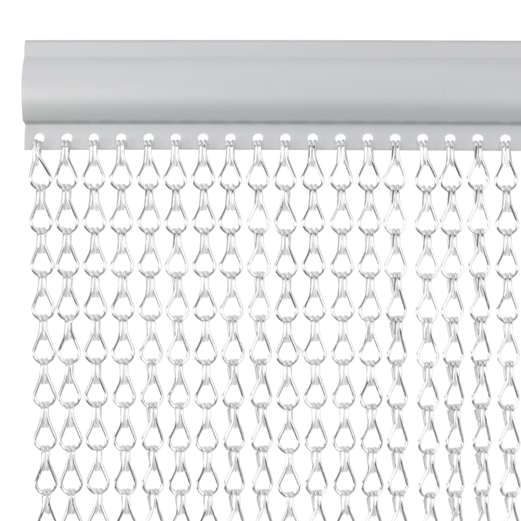 Mosquitera de cadena para puerta aluminio 100x200 cm