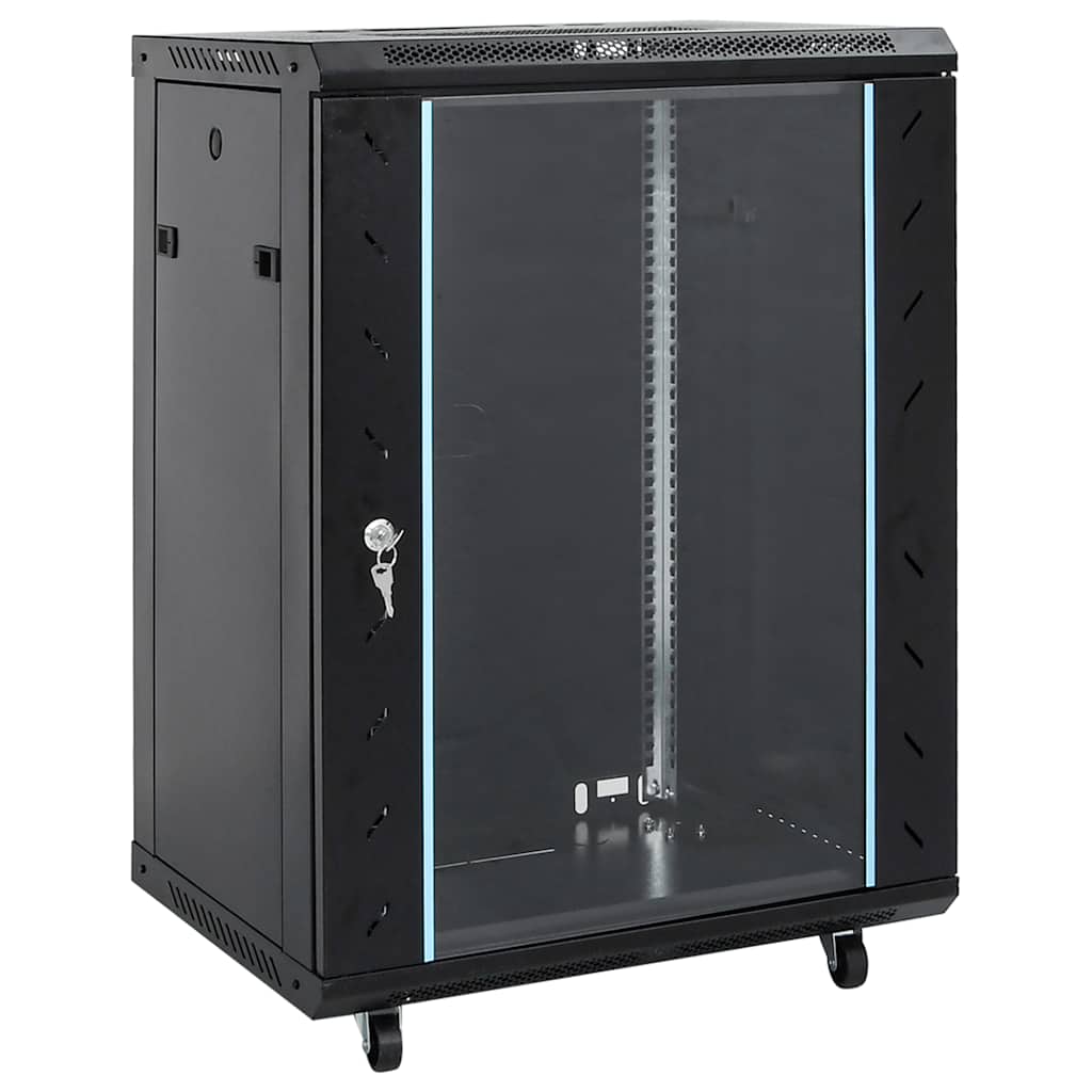 Armario de red 15U con patas giratorias, 19", IP20, 60 x 45 x 86 cm