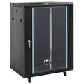 Armario de red 15U con patas giratorias, 19", IP20, 60 x 45 x 86 cm