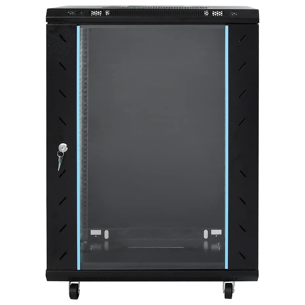 Armario de red 15U con patas giratorias, 19", IP20, 60 x 45 x 86 cm