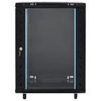 Armario de red 15U con patas giratorias, 19", IP20, 60 x 45 x 86 cm