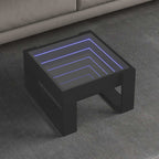 Mesa de centro con Infinity LED blanco 40x40x50 cm