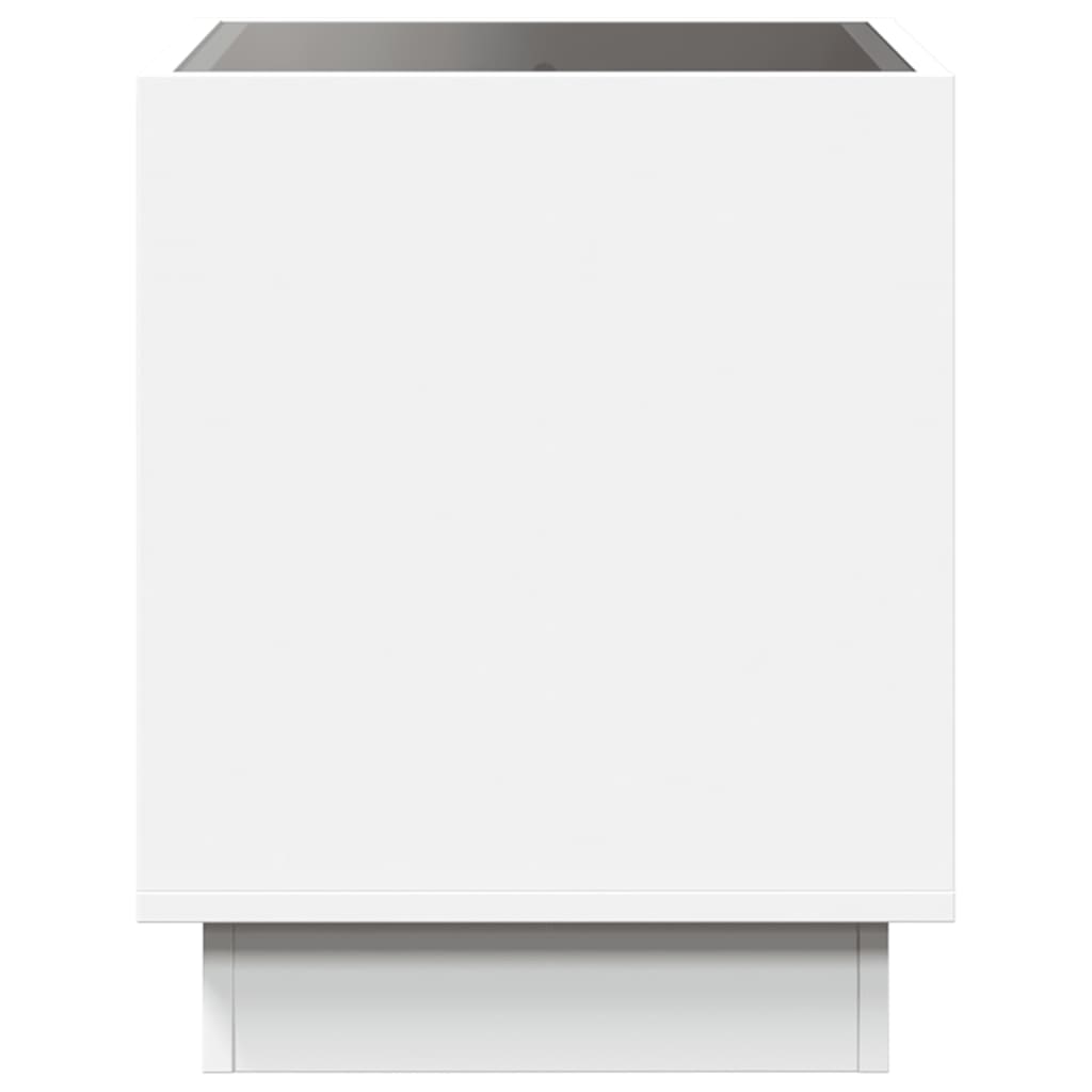 Mesa de centro con Infinity LED blanco 40x40x50 cm