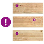 Peldaños de escalera 12 uds madera maciza 70x30x2 cm
