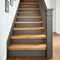 Peldaños de escalera 12 uds madera maciza 70x30x2 cm