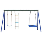 Juego de columpios con columpio, escalera y columpio nido