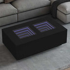 Mesa de centro con Infinity LED blanco 40x40x50 cm