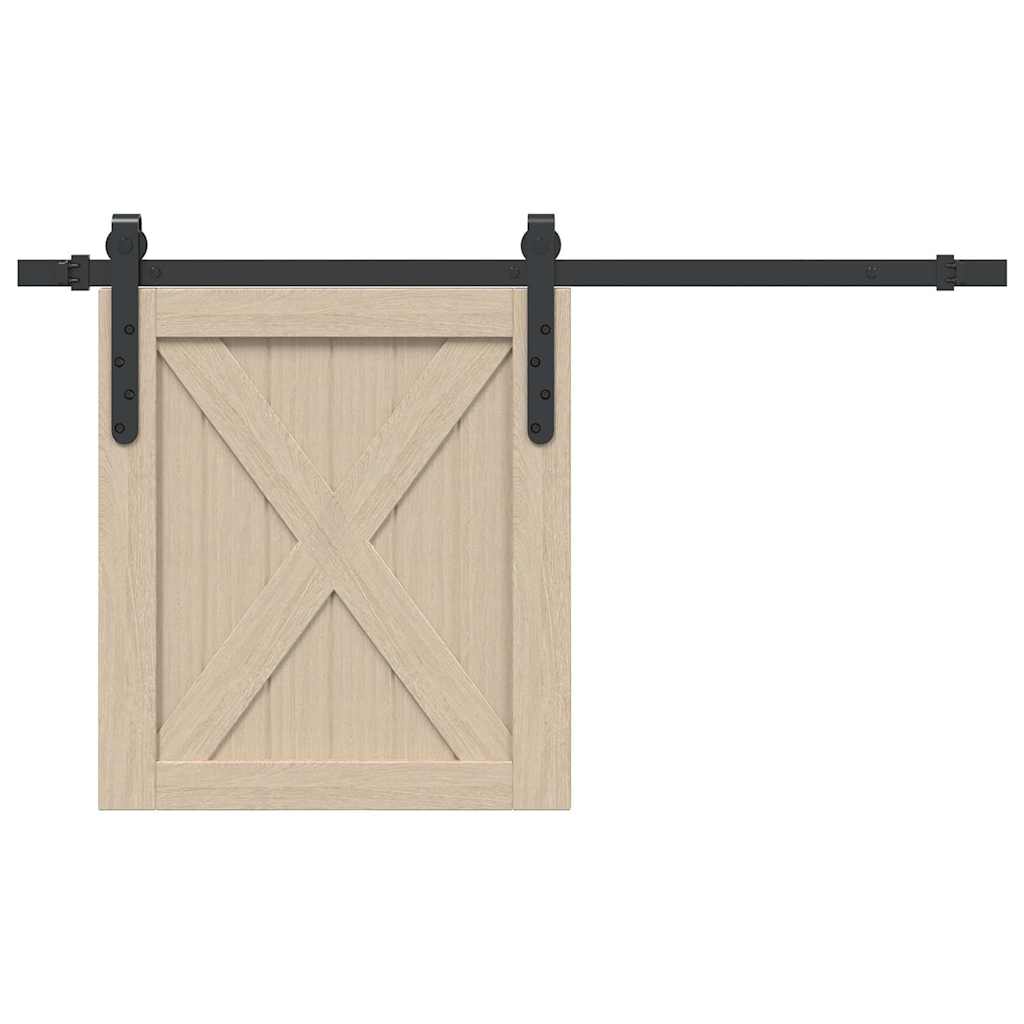 Kit de porta de correr para armário, aço carbono, 200 cm