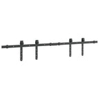 Kit de puerta corredera de armario acero carbono 122 cm