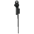 Kit de puerta corredera de armario acero carbono 200 cm