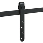Kit de puerta corredera de armario acero carbono 200 cm