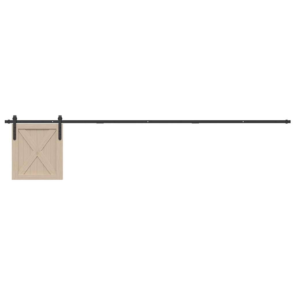 Kit de porta de correr para armário, aço carbono, 200 cm