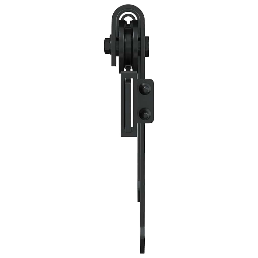 Kit de puerta corredera de armario acero carbono 183 cm
