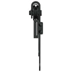 Kit de puerta corredera de armario acero carbono 183 cm