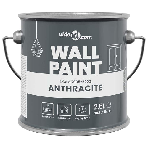 Pintura de pared Gris 2,5 L Impresión en pared