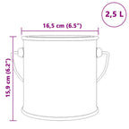 Pintura de pared Gris 2,5 L Impresión en pared