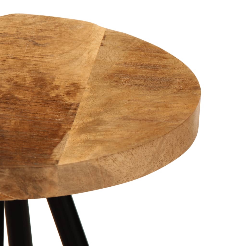 Set de mesa y taburetes de bar 5 piezas madera maciza de mango
