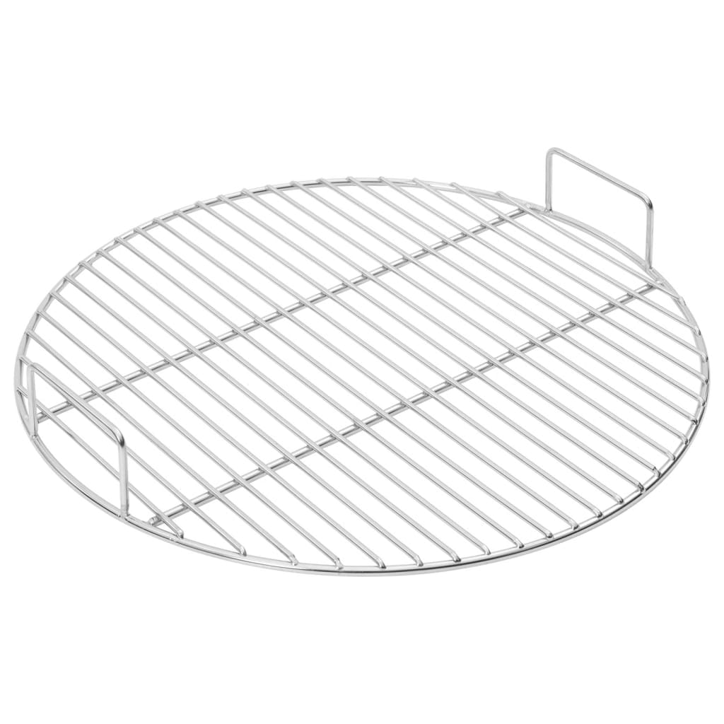 Parrilla redonda de BBQ con asas acero inoxidable 304 Ø44,5 cm