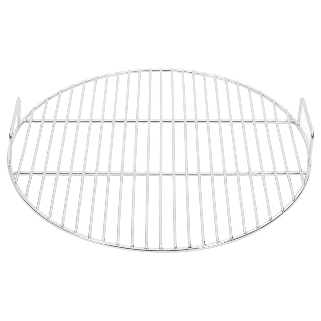 Parrilla redonda de BBQ con asas acero inoxidable 304 Ø44,5 cm