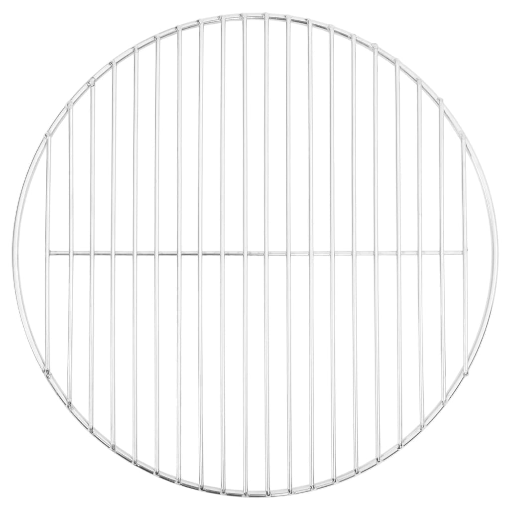 Grelhador redondo para churrasco com pegas em aço inoxidável 304 Ø44,5 cm