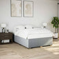 Cama sin colchón blanca 180x200 cm madera de ingeniería