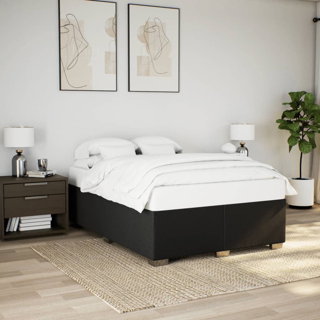 Cama sin colchón blanca 180x200 cm madera de ingeniería