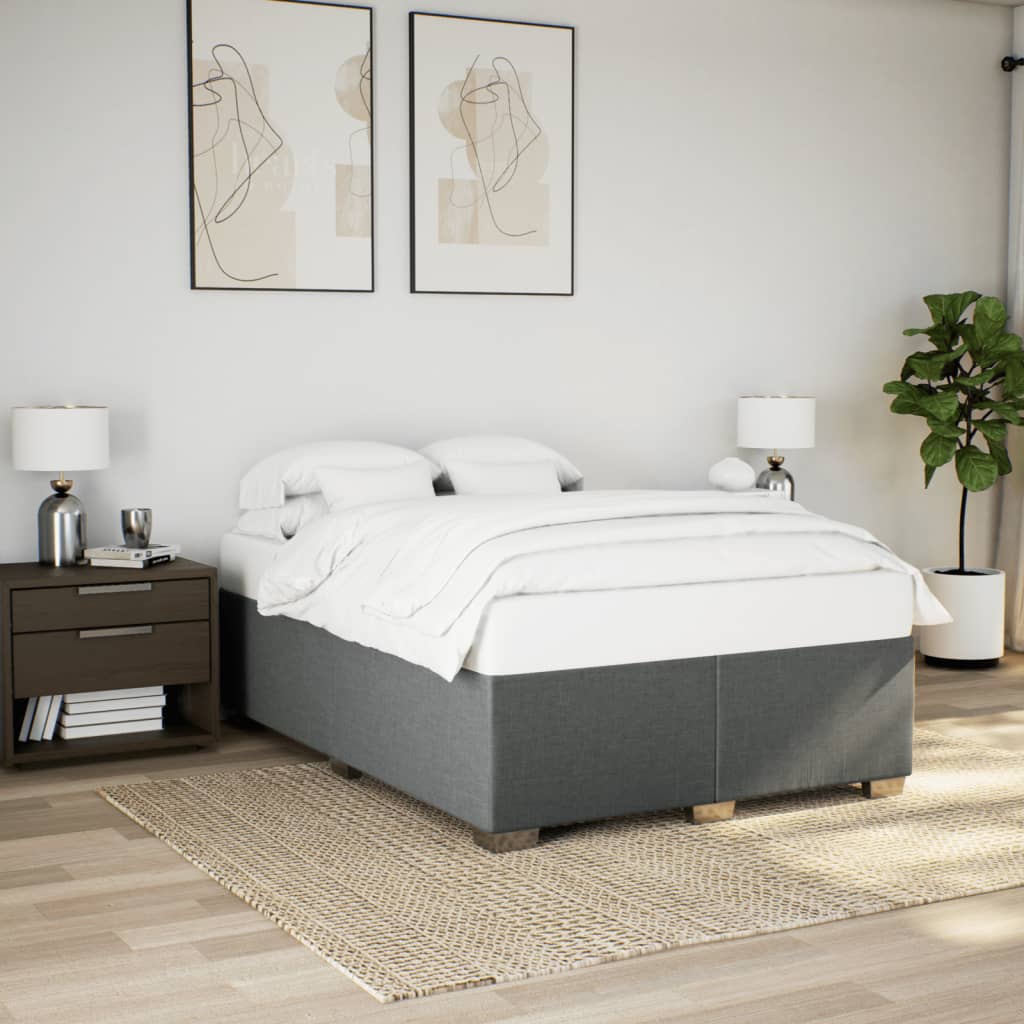 Cama sin colchón blanca 180x200 cm madera de ingeniería
