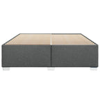 Cama sin colchón de tela gris oscuro 180x200 cm