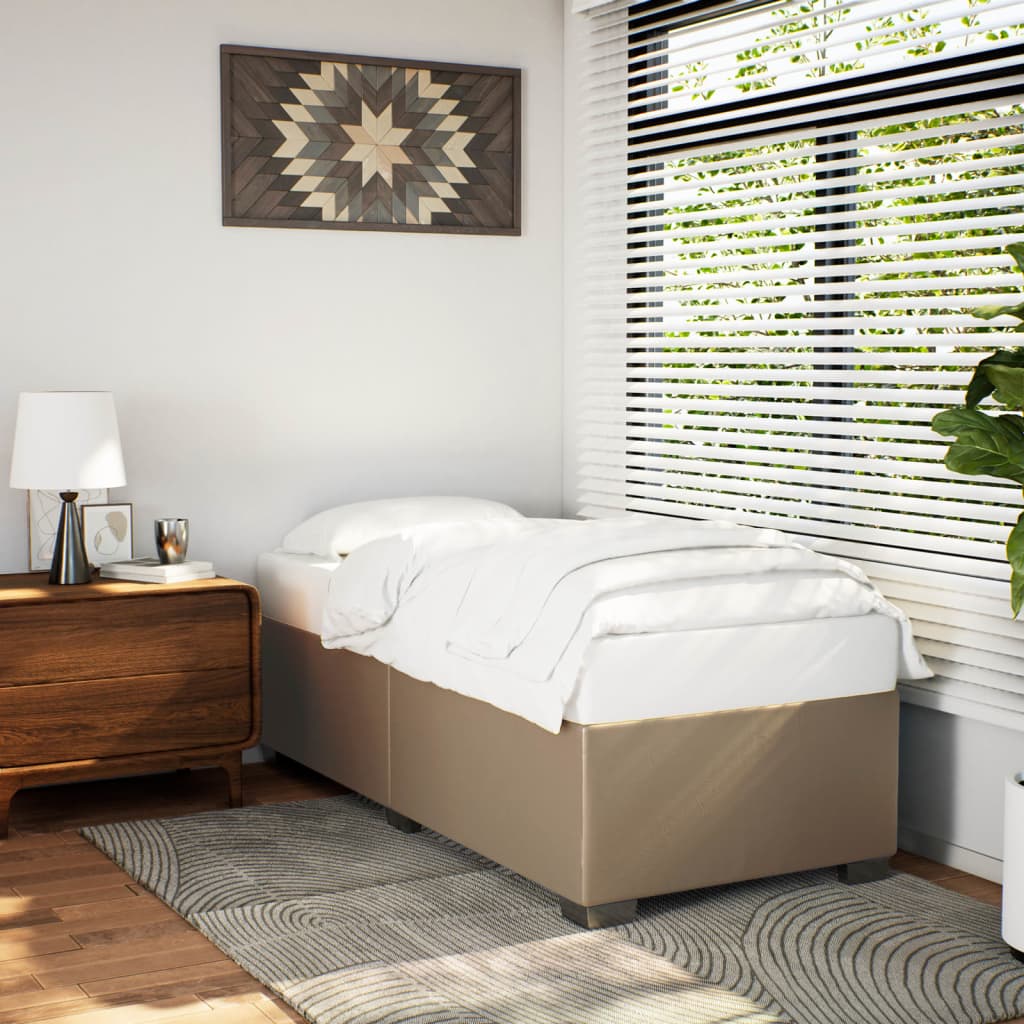 Cama sin colchón blanca 180x200 cm madera de ingeniería
