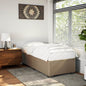 White bed frame without mattress 180x200 cm engineered wood