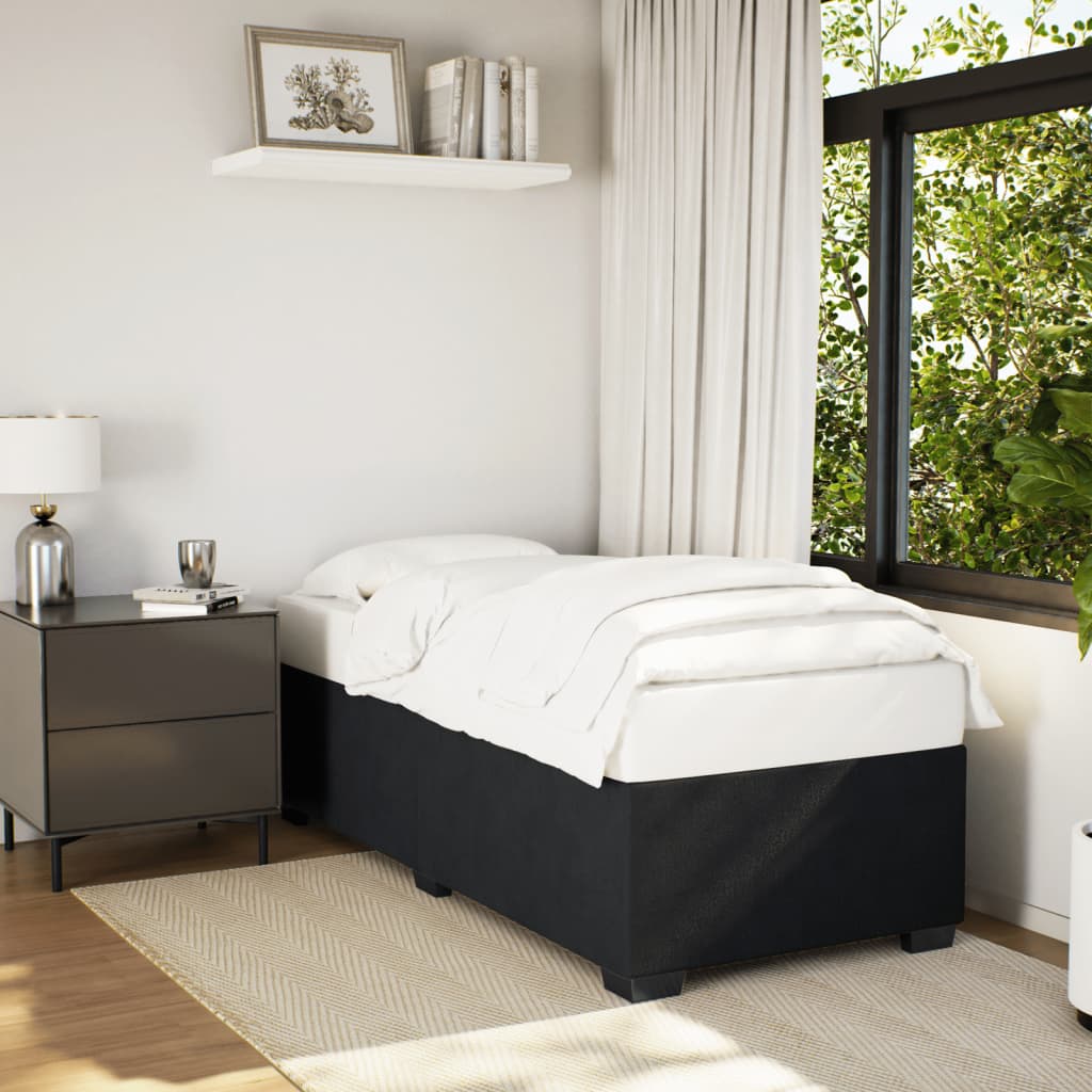 Estructura de cama sin colchón madera maciza pino 75x190 cm