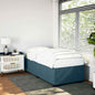 Cama sem colchão madeira maciça pinho castanho cera 80x200 cm
