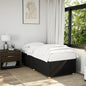 Estructura de cama sin colchón madera maciza pino 75x190 cm