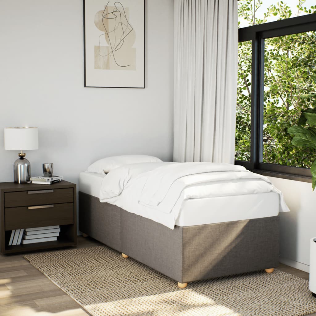 Estructura de cama sin colchón madera maciza pino 75x190 cm