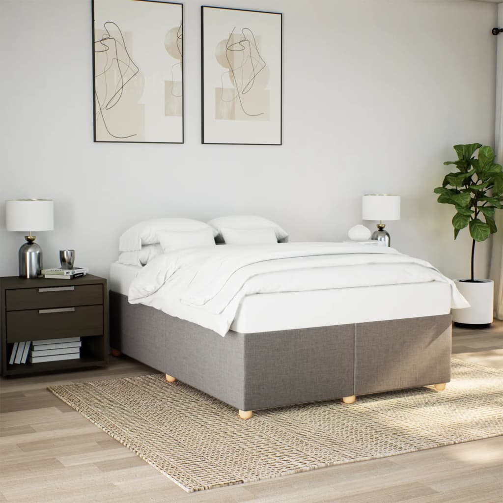 Cama sin colchón blanca 180x200 cm madera de ingeniería