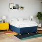 Cama sin colchón blanca 180x200 cm madera de ingeniería