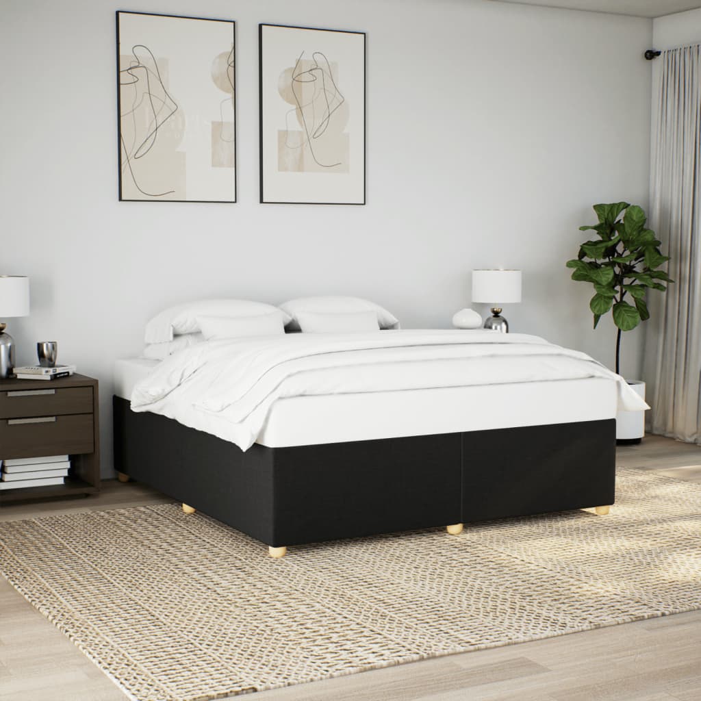 Cama sin colchón blanca 180x200 cm madera de ingeniería