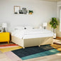 Cama sin colchón blanca 180x200 cm madera de ingeniería