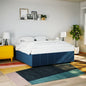 Cama sin colchón blanca 180x200 cm madera de ingeniería
