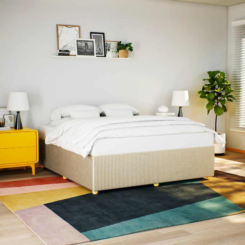 Cama sin colchón madera maciza pino marrón cera 80x200 cm