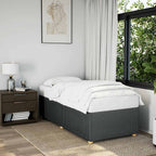 Cama sin colchón blanca 180x200 cm madera de ingeniería