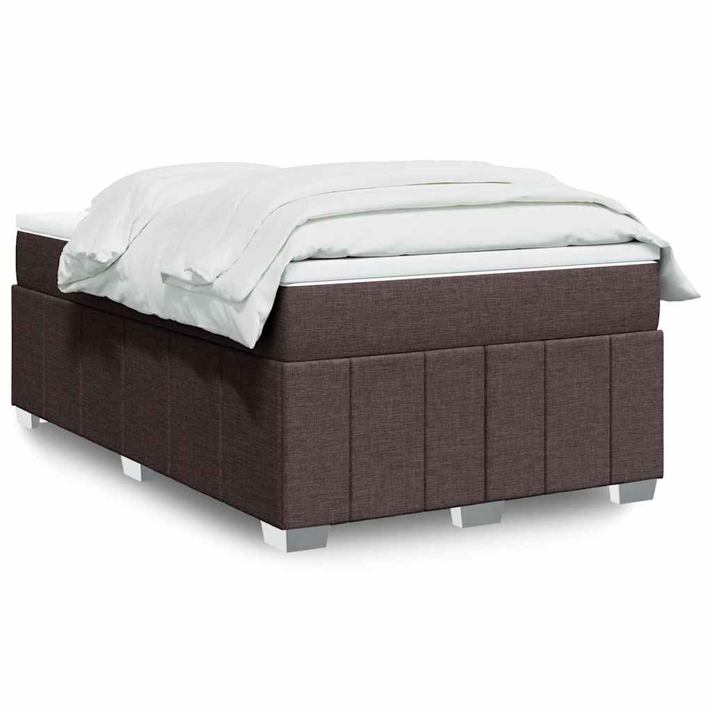 Cama box spring con colchón cuero sintético blanco 100x200 cm