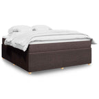Cama box spring con colchón cuero sintético blanco 100x200 cm