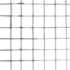 Jaula para pájaros con puerta acero galvanizado plateado