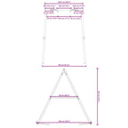 Estructura columpio exterior ancho 156 x alto 185 cm