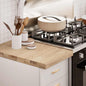 Encimera de cocina rectangular madera maciza roble