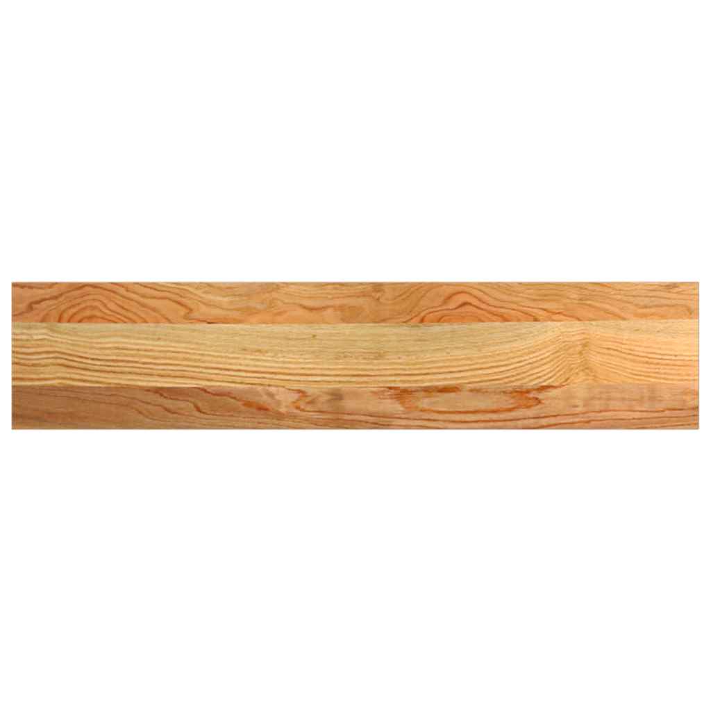 Alféizares de ventana 2 uds madera maciza roble marrón claro
