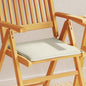 Cojines asiento de jardín cuadrados 2 uds gris claro 45x45x2 cm