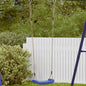 Columpio para niños individual con cuerda ajustable amarillo