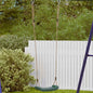 Columpio para niños individual con cuerda ajustable amarillo